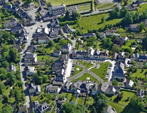 Vue aérienne Rébénacq